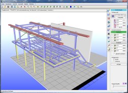 CAD Stahlbau Industriebau Lagerbühne