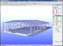 CAD Stahlbau Hallenkonstruktion