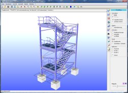 CAD Stahlbau Treppe Stahltreppe