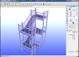 CAD Stahlbau  Treppe 