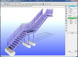 CAD Stahlbau Treppe Stahltreppe